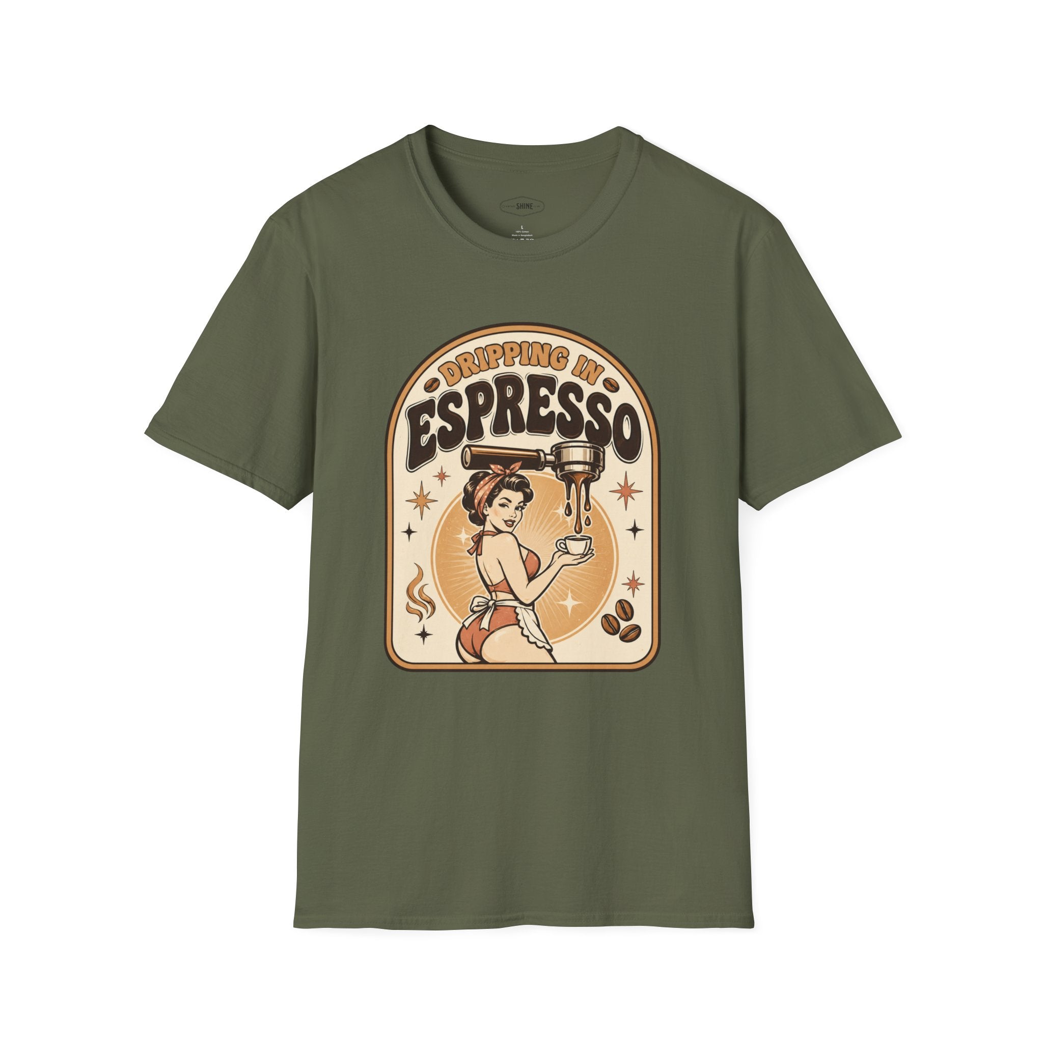 Dripping in Espresso T-Shirt Vintage Design