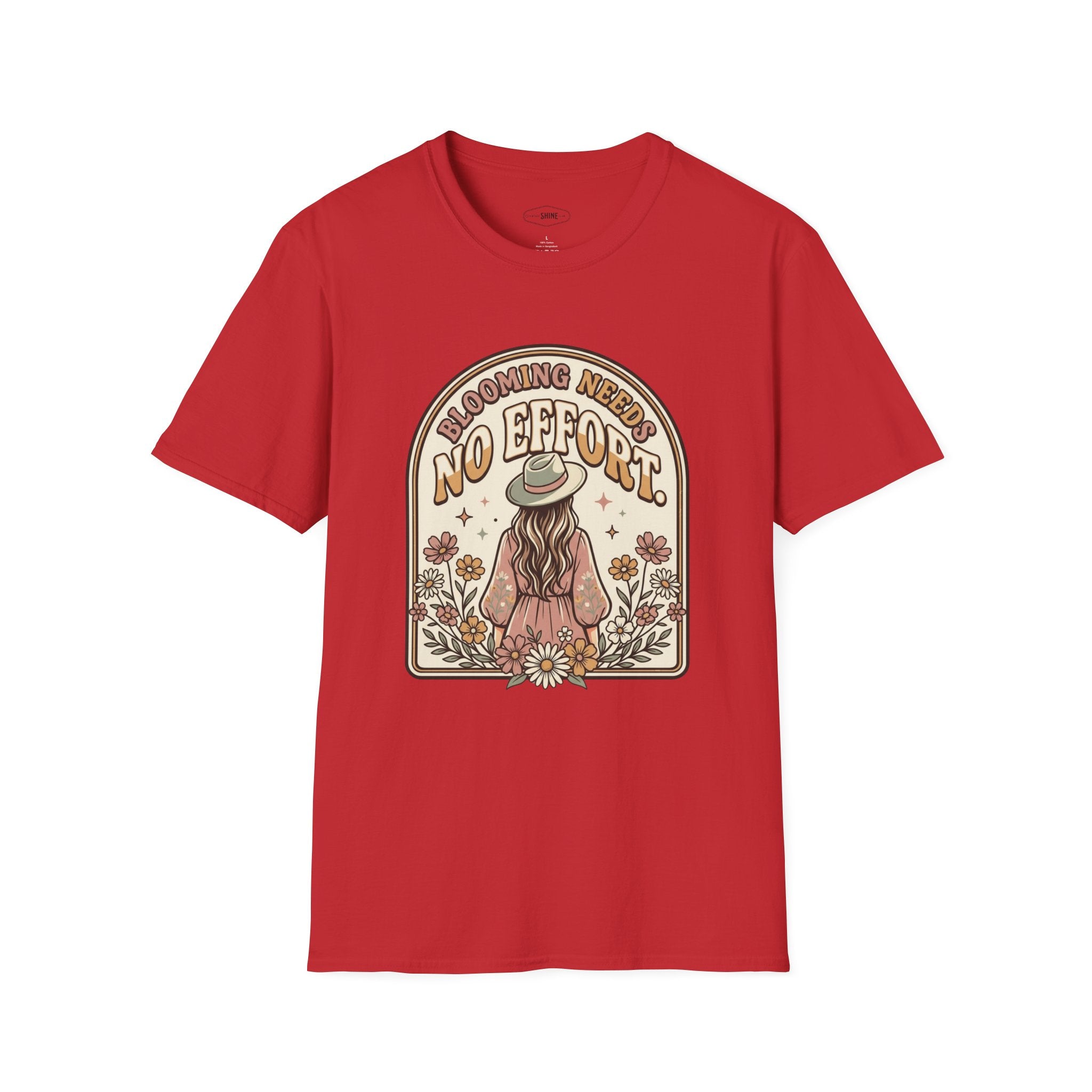 Blooming Needs No Effort T-Shirt Vintage Design