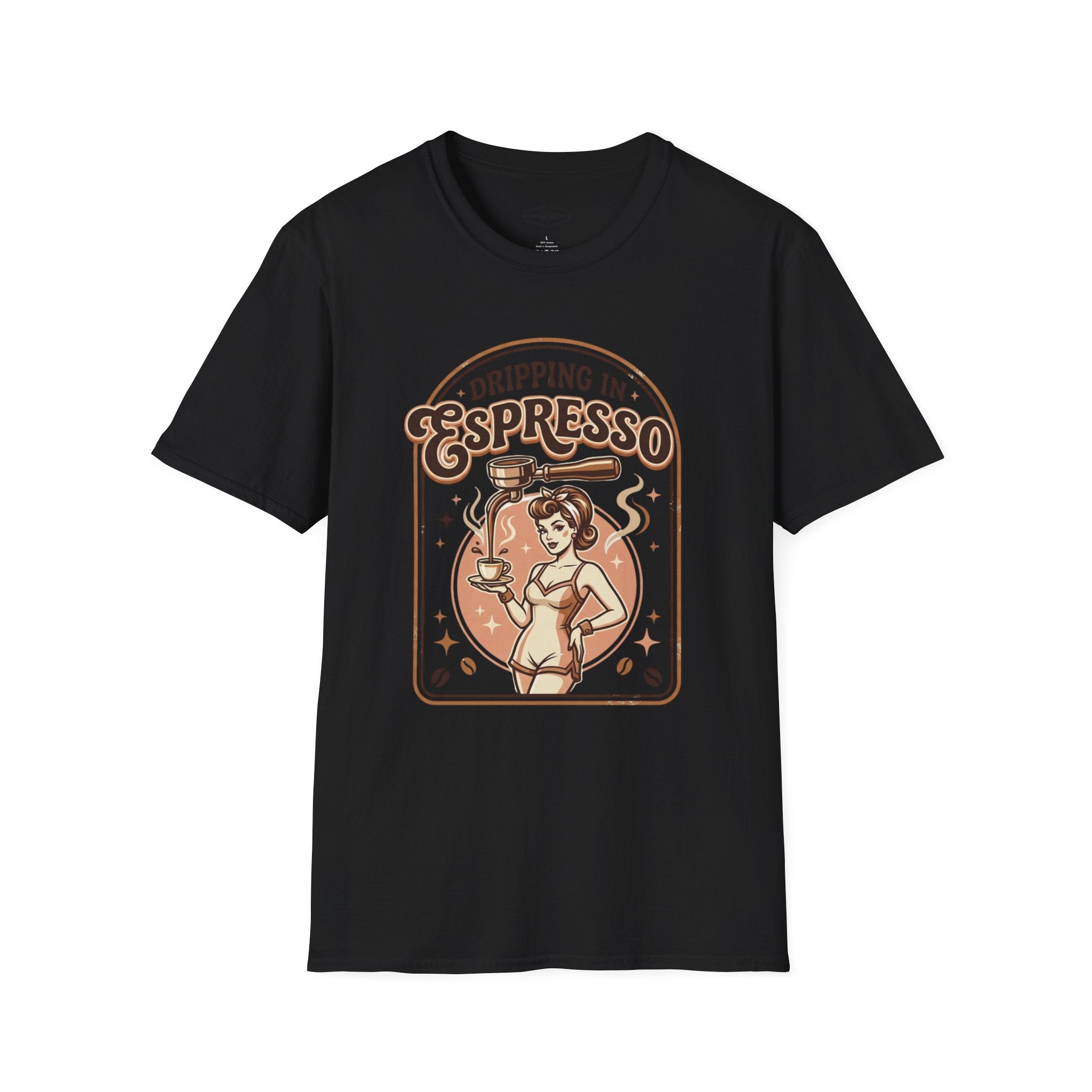 Dripping in Espresso T-Shirt Vintage Design