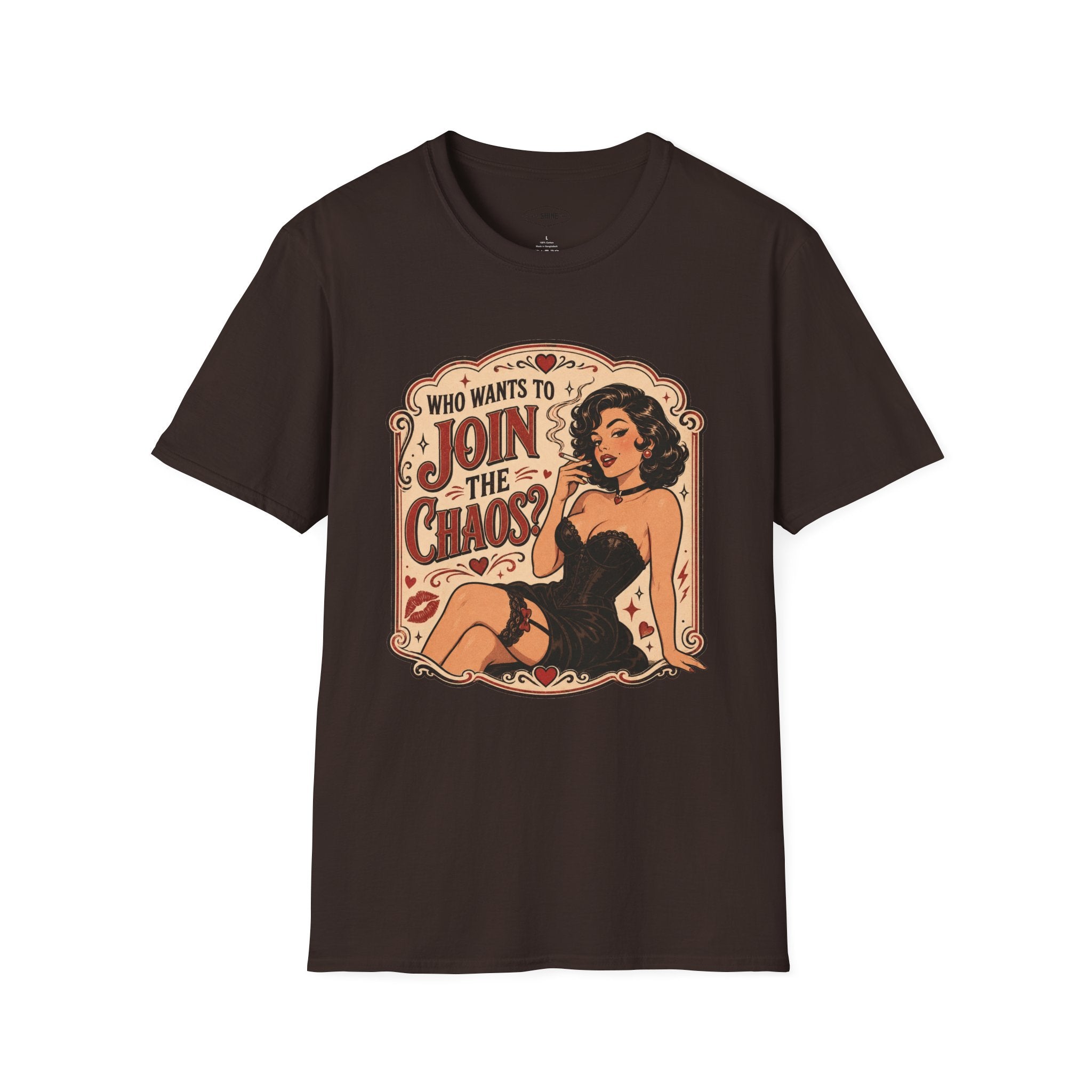 Who Wants to Join the Chaos T-Shirt Vintage Design