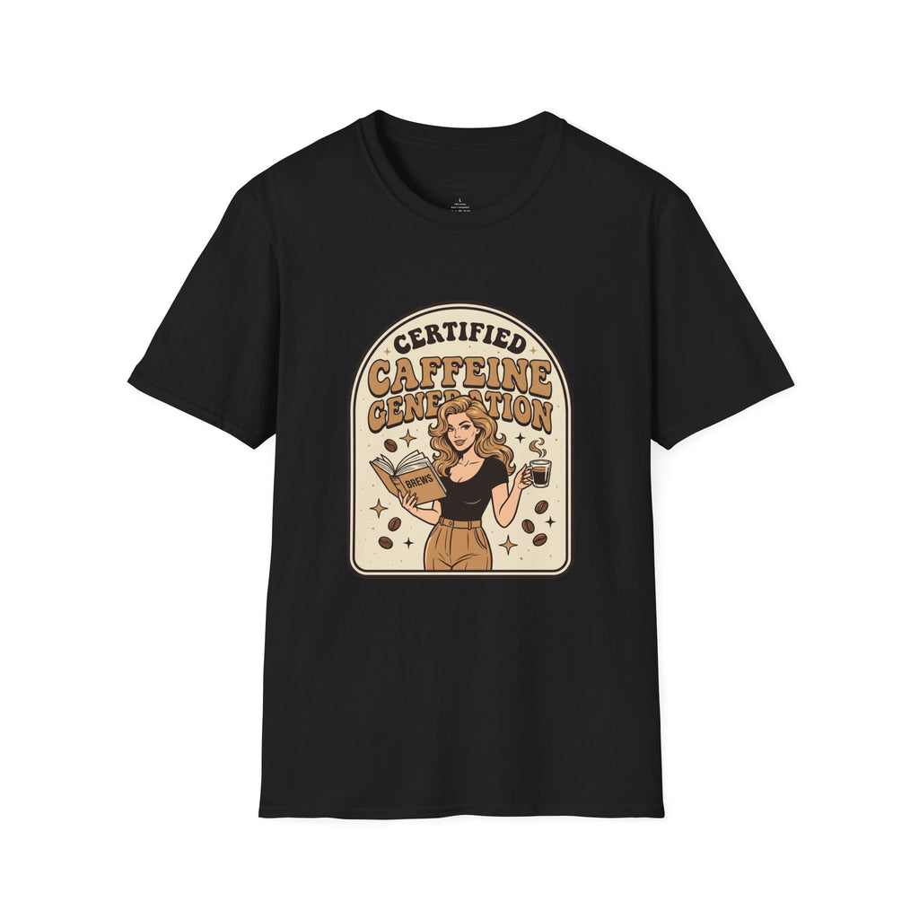 Certified Caffeine Generation T-Shirt Vintage Design