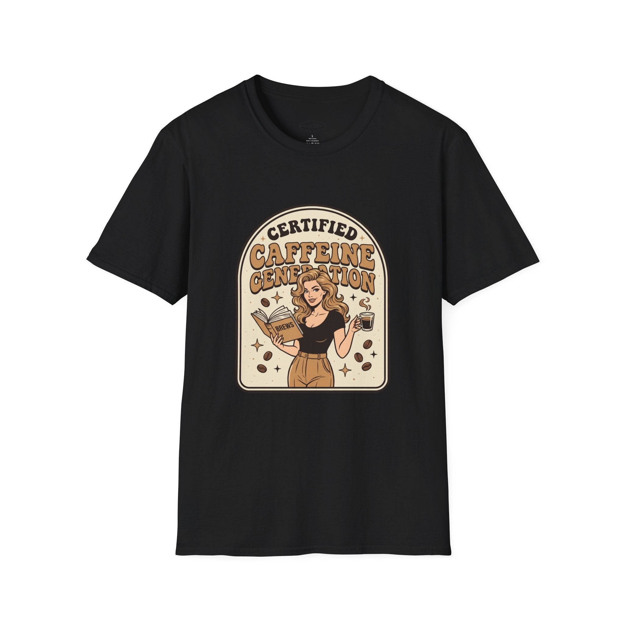 Certified Caffeine Generation T-Shirt Vintage Design
