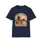 Peaceful and Wild I Am Both T-Shirt Vintage Design