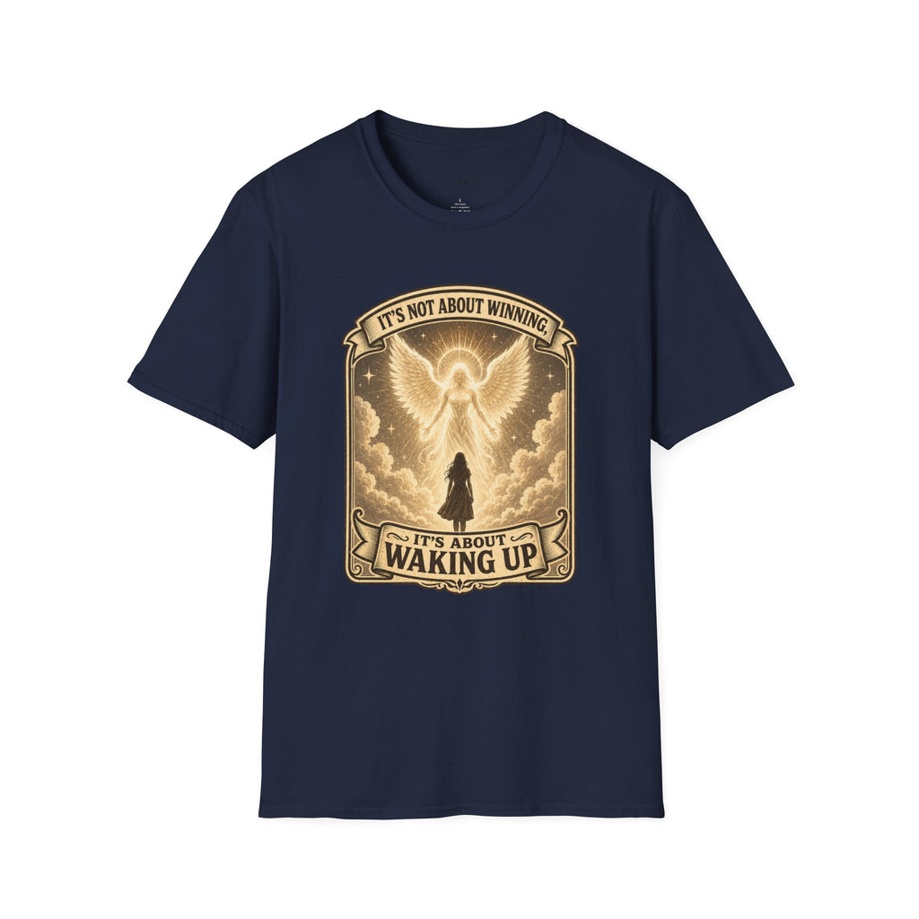 It's Not About Winning, It's About Waking Up T-Shirt Vintage Design