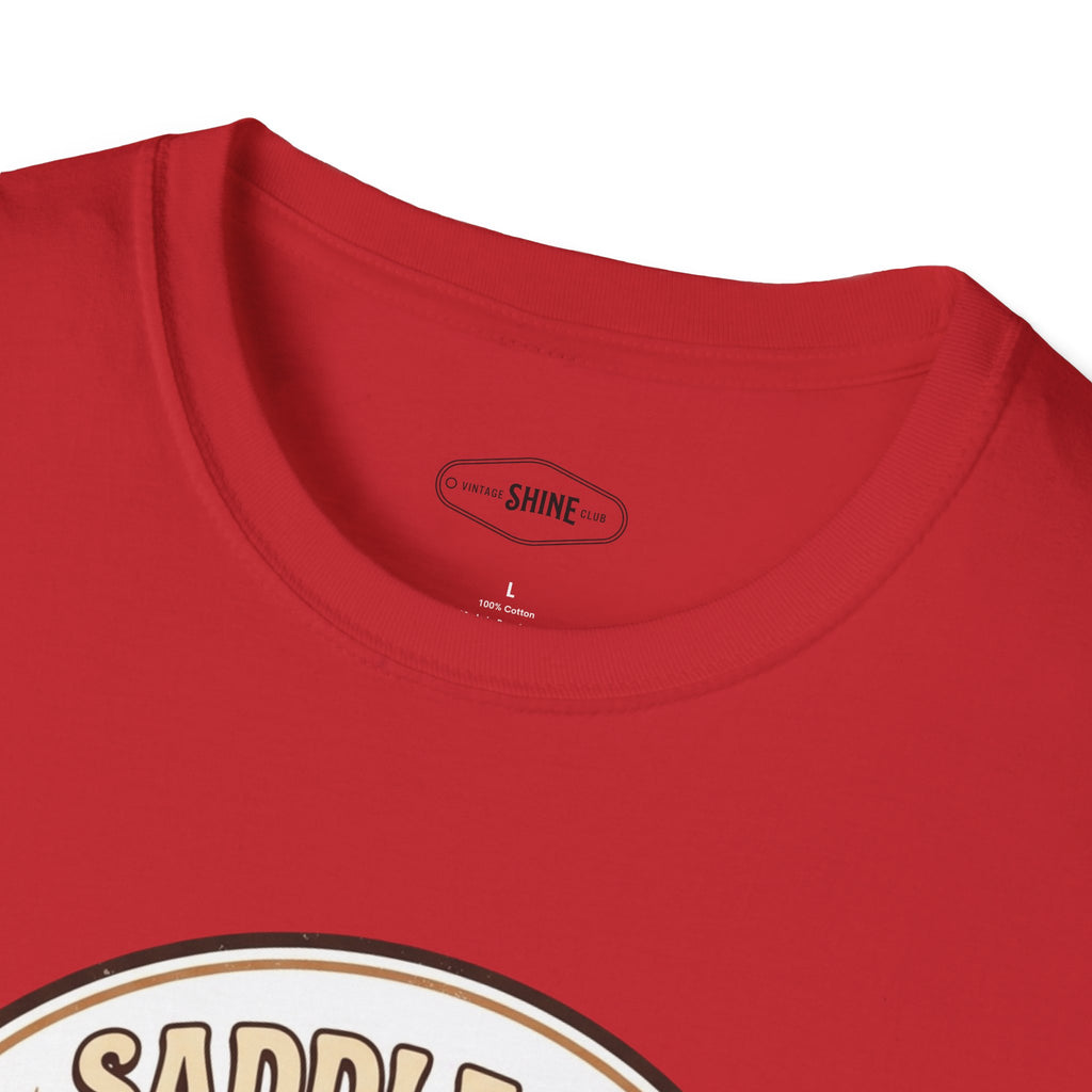 Saddle Up, Coffee First T-Shirt Vintage Design