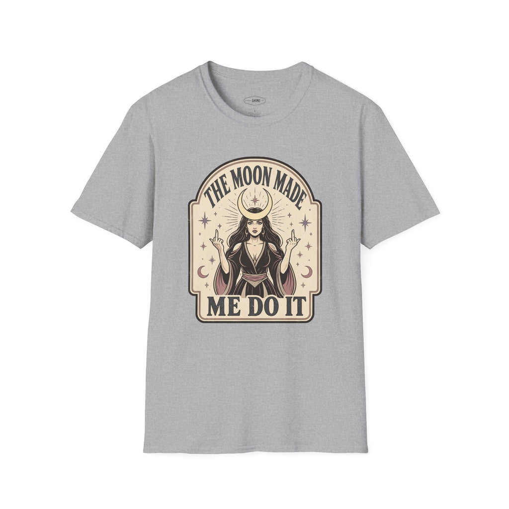 The Moon Made Me Do It T-Shirt Vintage Design