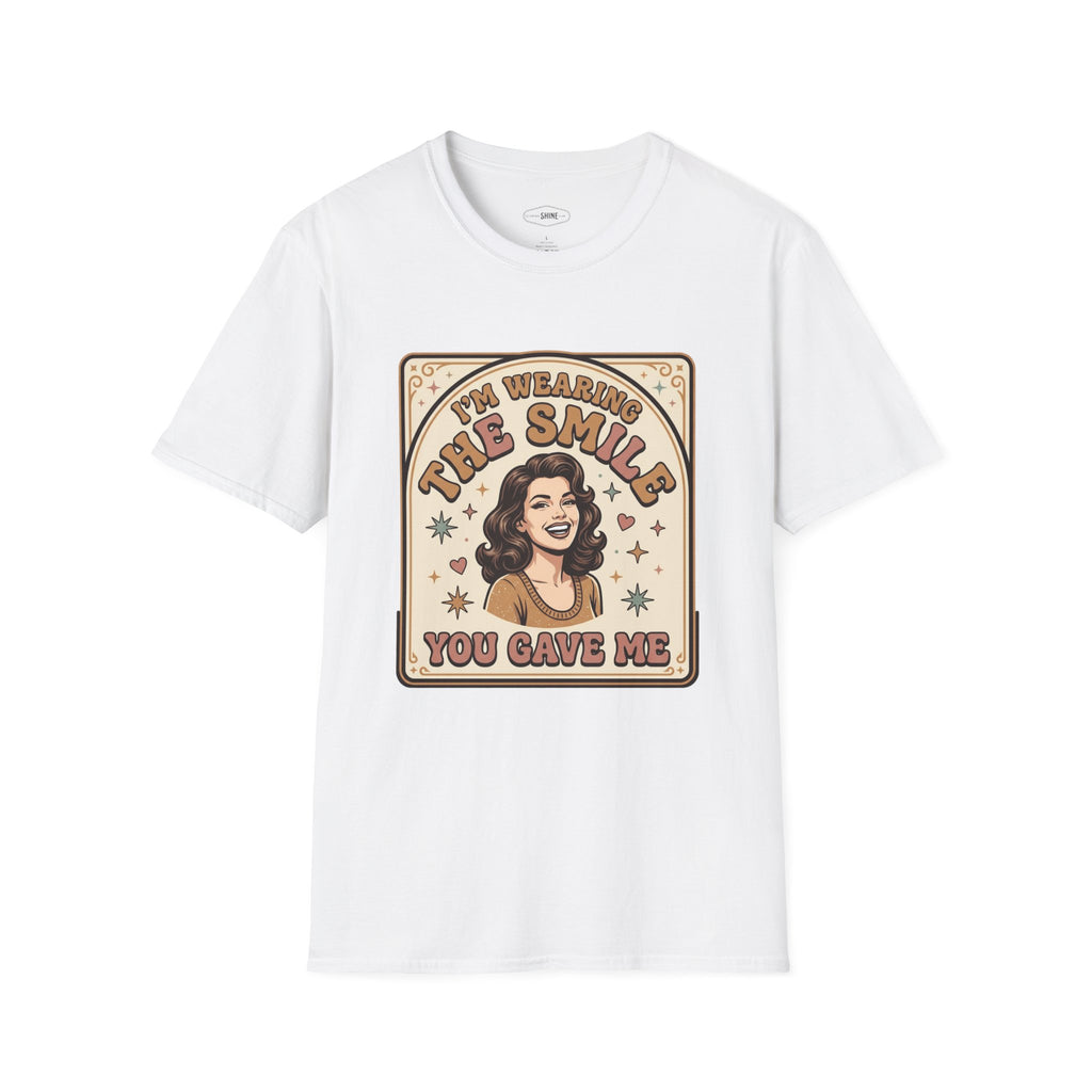 I'm Wearing the Smile You Gave Me T-Shirt Vintage Design