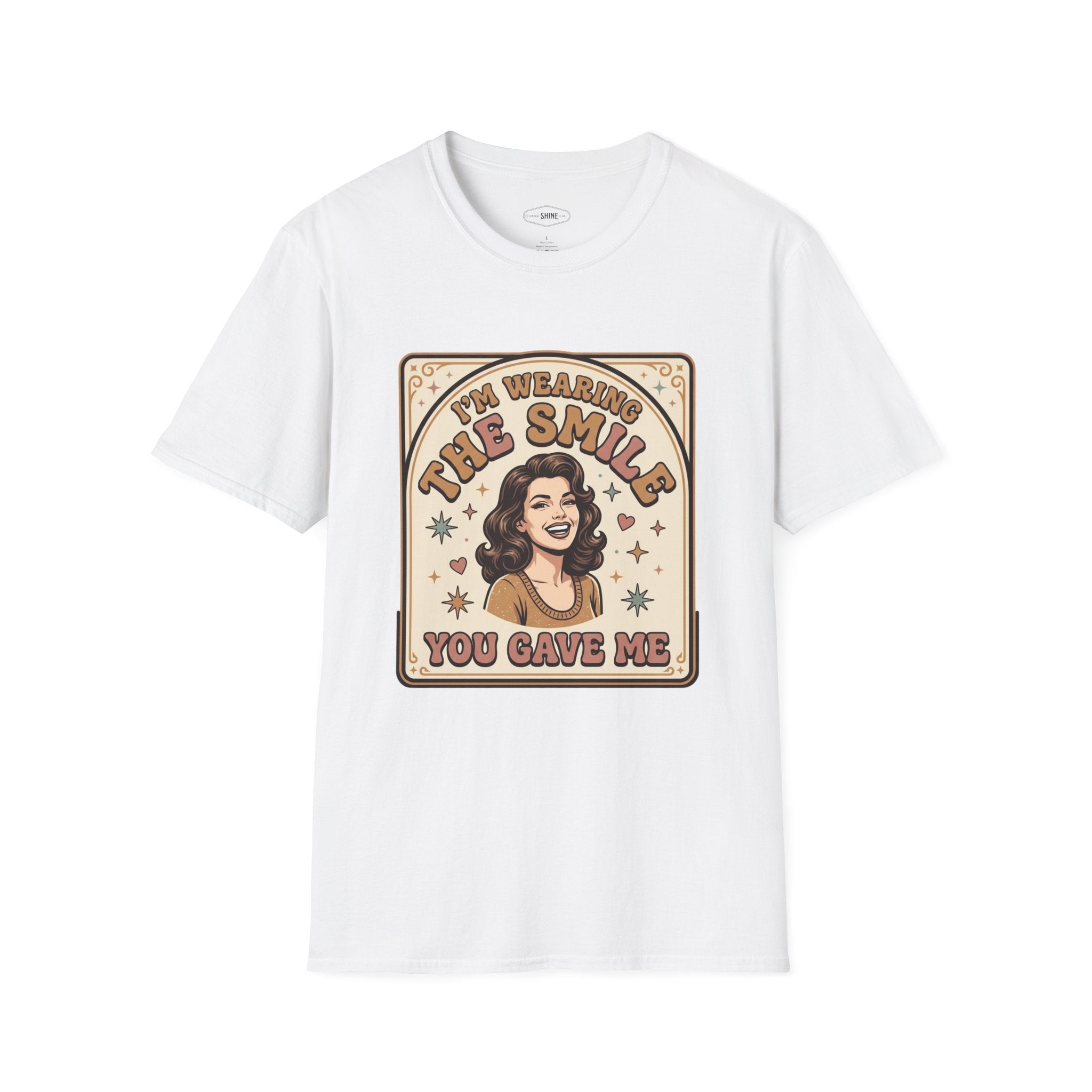 I'm Wearing the Smile You Gave Me T-Shirt Vintage Design