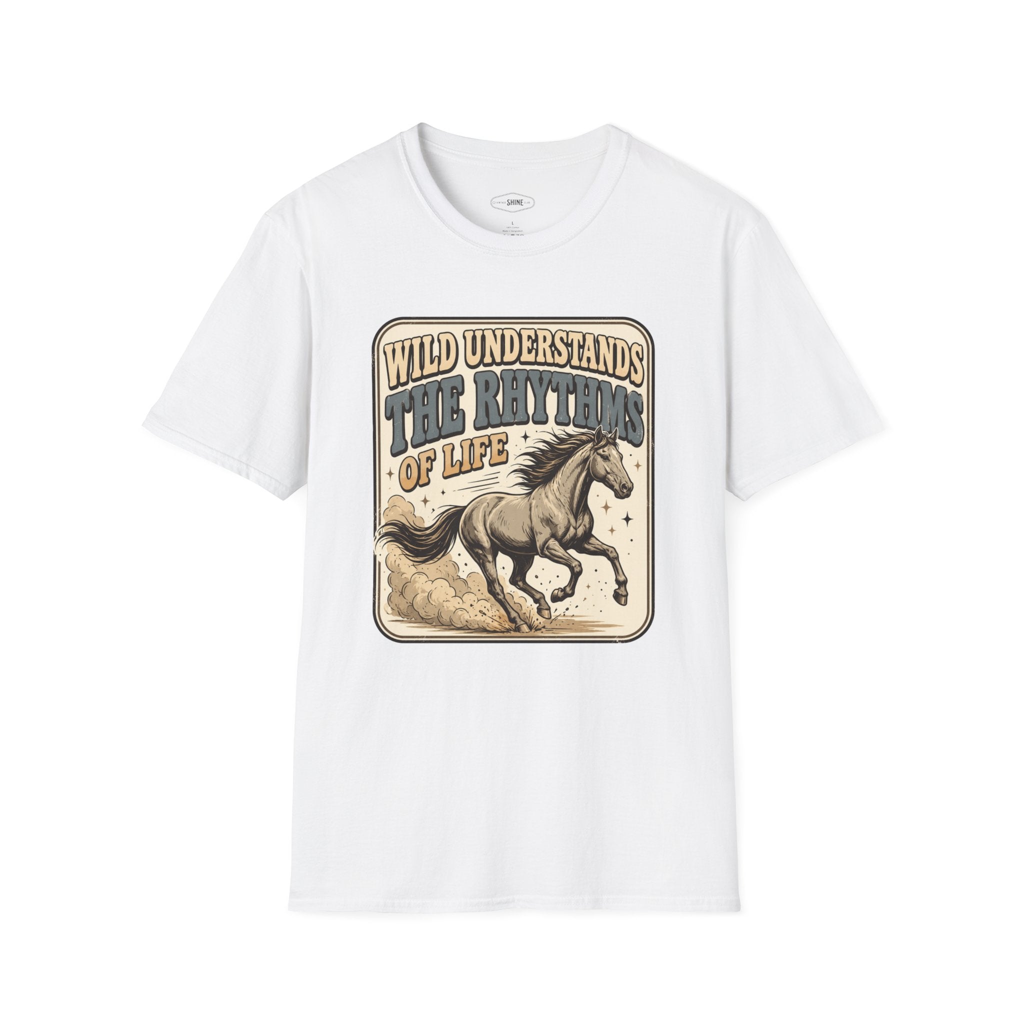 Wild Understands the Rhythms of Life T-Shirt Vintage Design