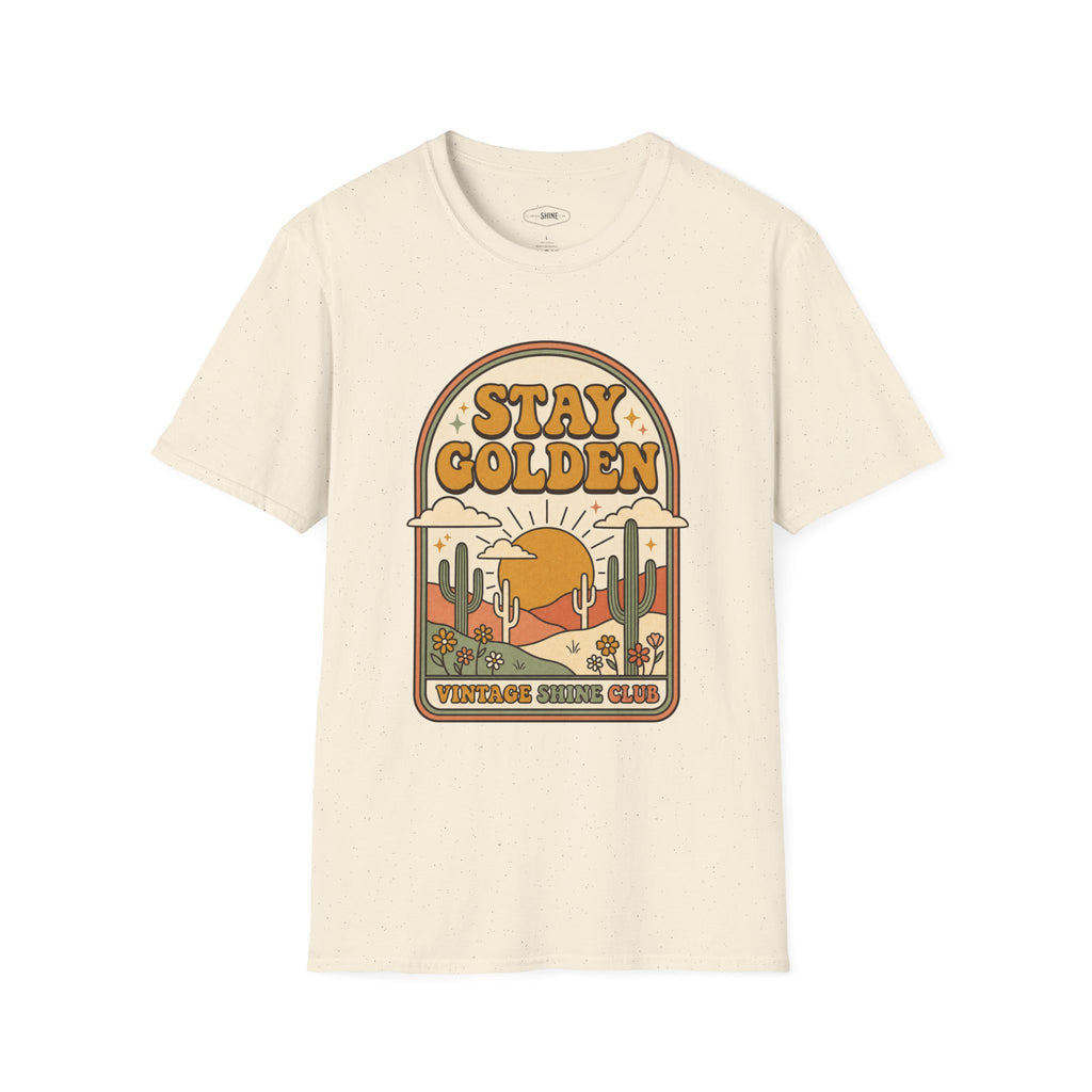 Stay Golden T-Shirt Vintage Design