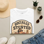 Socially Stunted Human T-Shirt Vintage Design