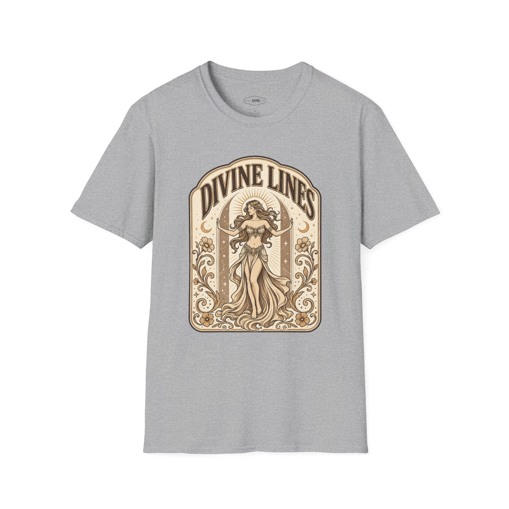 Divine Lines T-Shirt Vintage Design