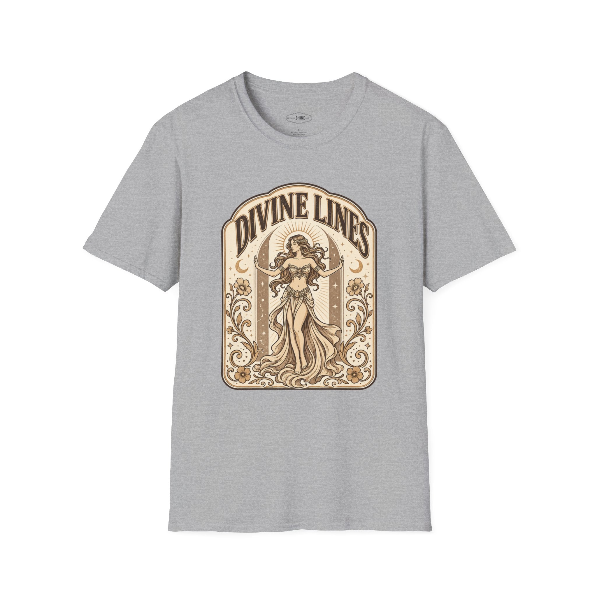 Divine Lines T-Shirt Vintage Design