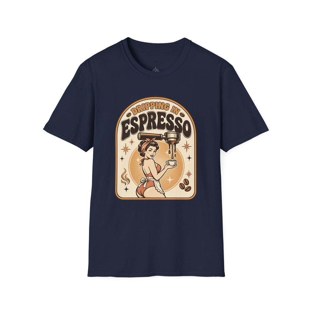 Dripping in Espresso T-Shirt Vintage Design
