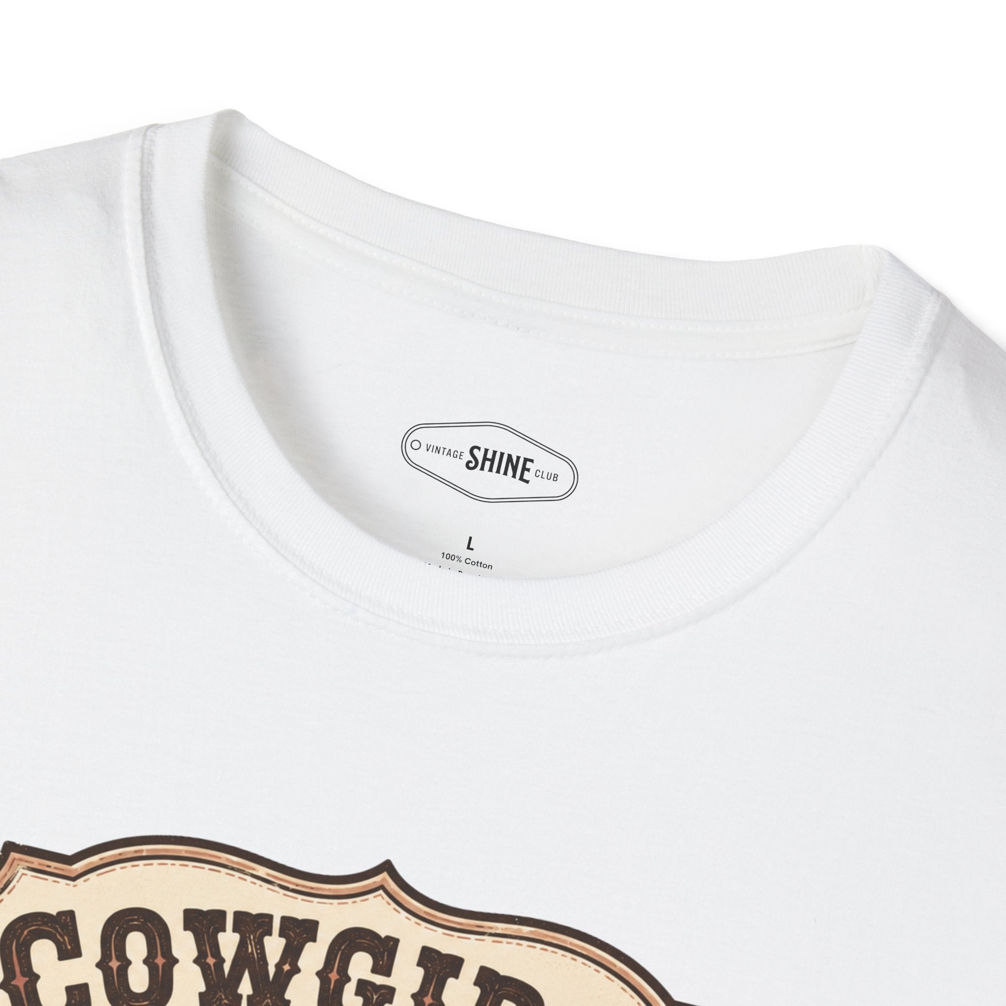 Cowgirls Collect Cowboys Hearts & Tears T-Shirt Vintage Design