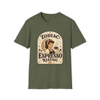 Zodiac Espresso Rising T-Shirt Vintage Design