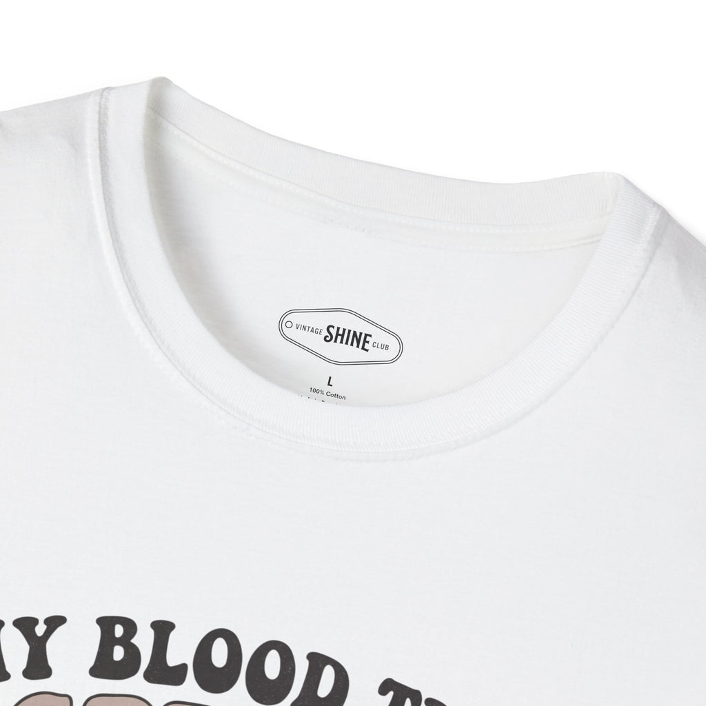 Blood Type Espresso T-Shirt Vintage Design