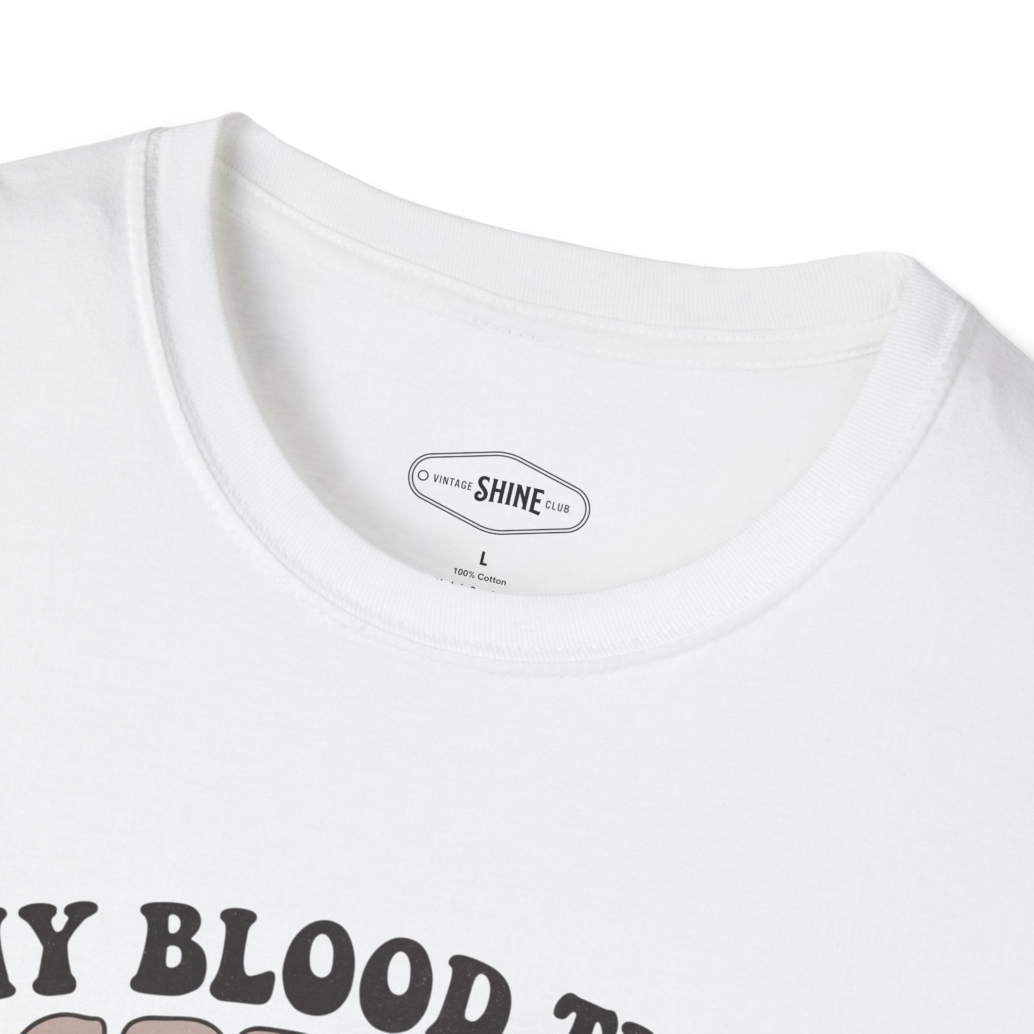 Blood Type Espresso T-Shirt Vintage Design