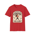 Running on Coffee and Vibes T-Shirt Vintage Design
