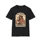 The World Needs More Cowgirls T-Shirt Vintage Design