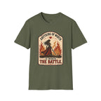 Anything of Worth Is Worth the Battle T-Shirt Vintage Design