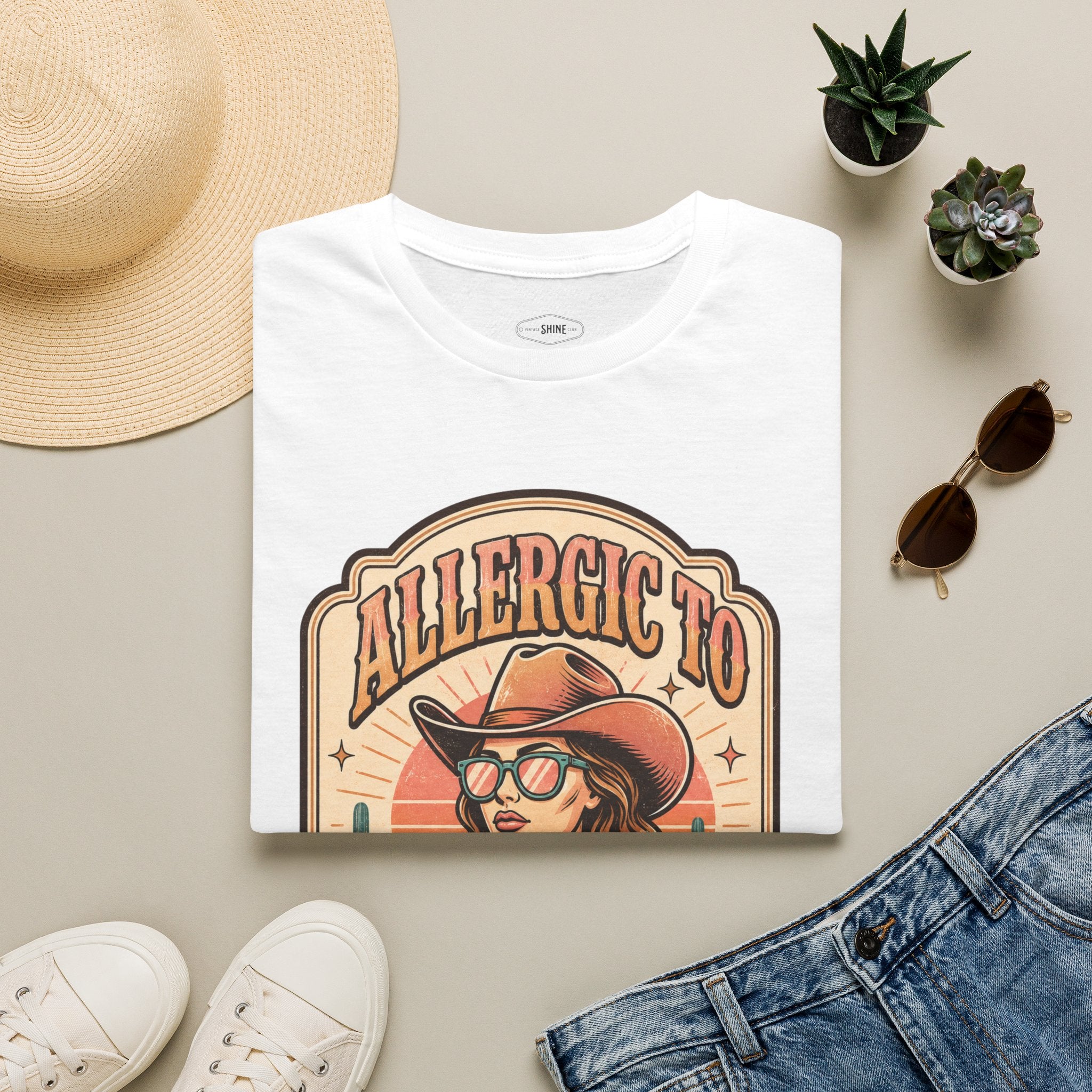 Allergic to Your Insecurities T-Shirt Vintage Design