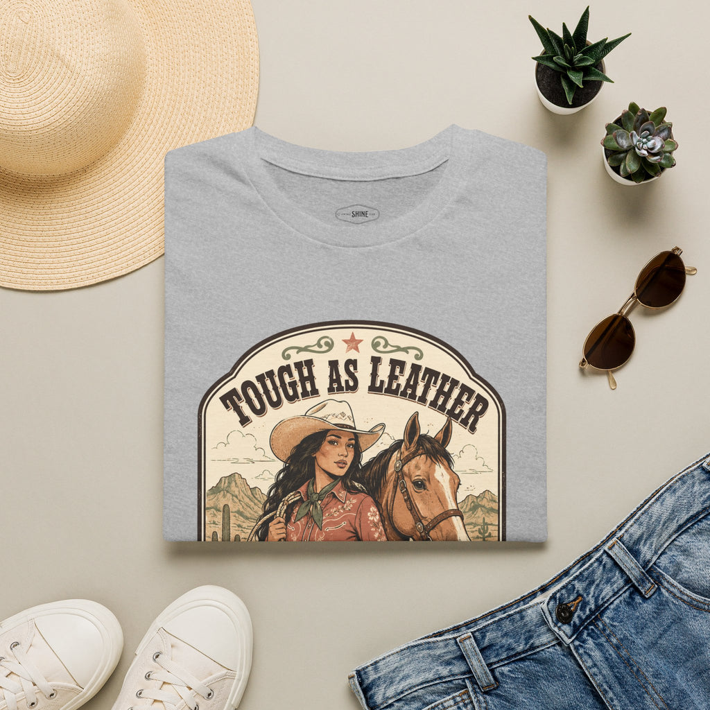 Tough as Leather, Sweet as Sugar T-Shirt Vintage Design