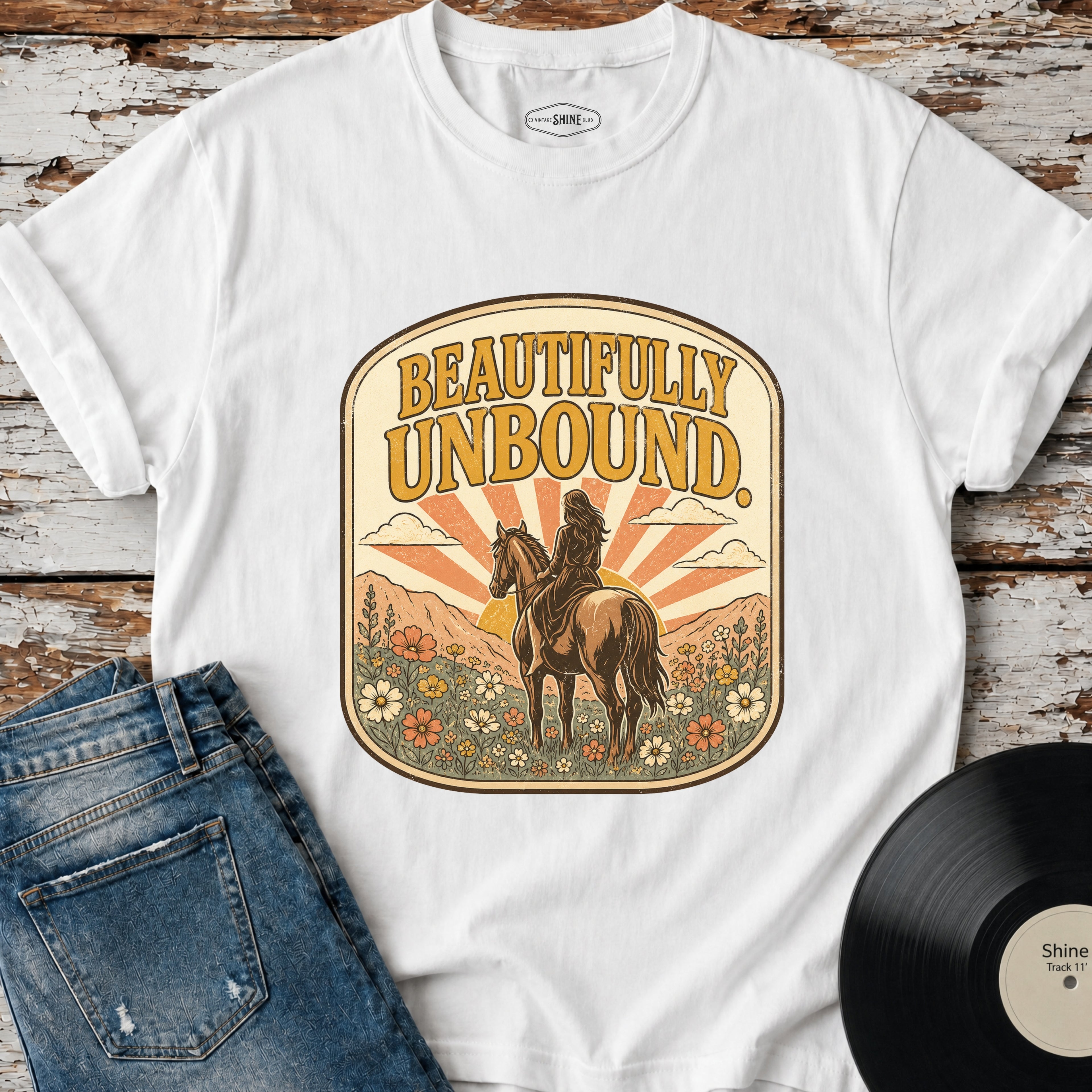 Beautifully Unbound T-Shirt Vintage Design