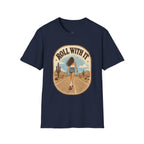 Roll With It T-Shirt Vintage Design