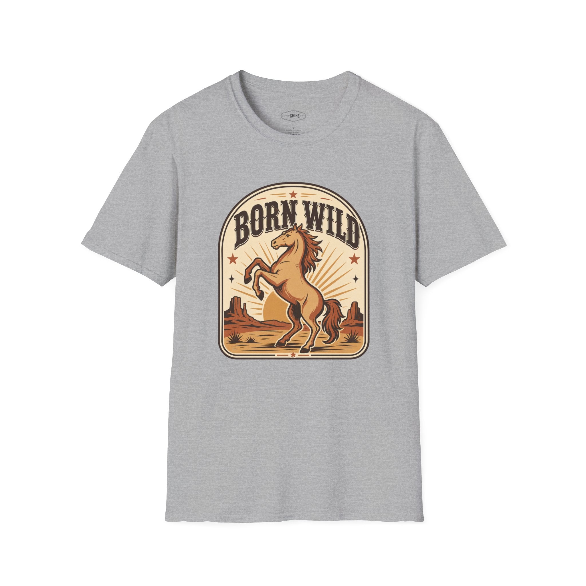 Born Wild T-Shirt Vintage Design