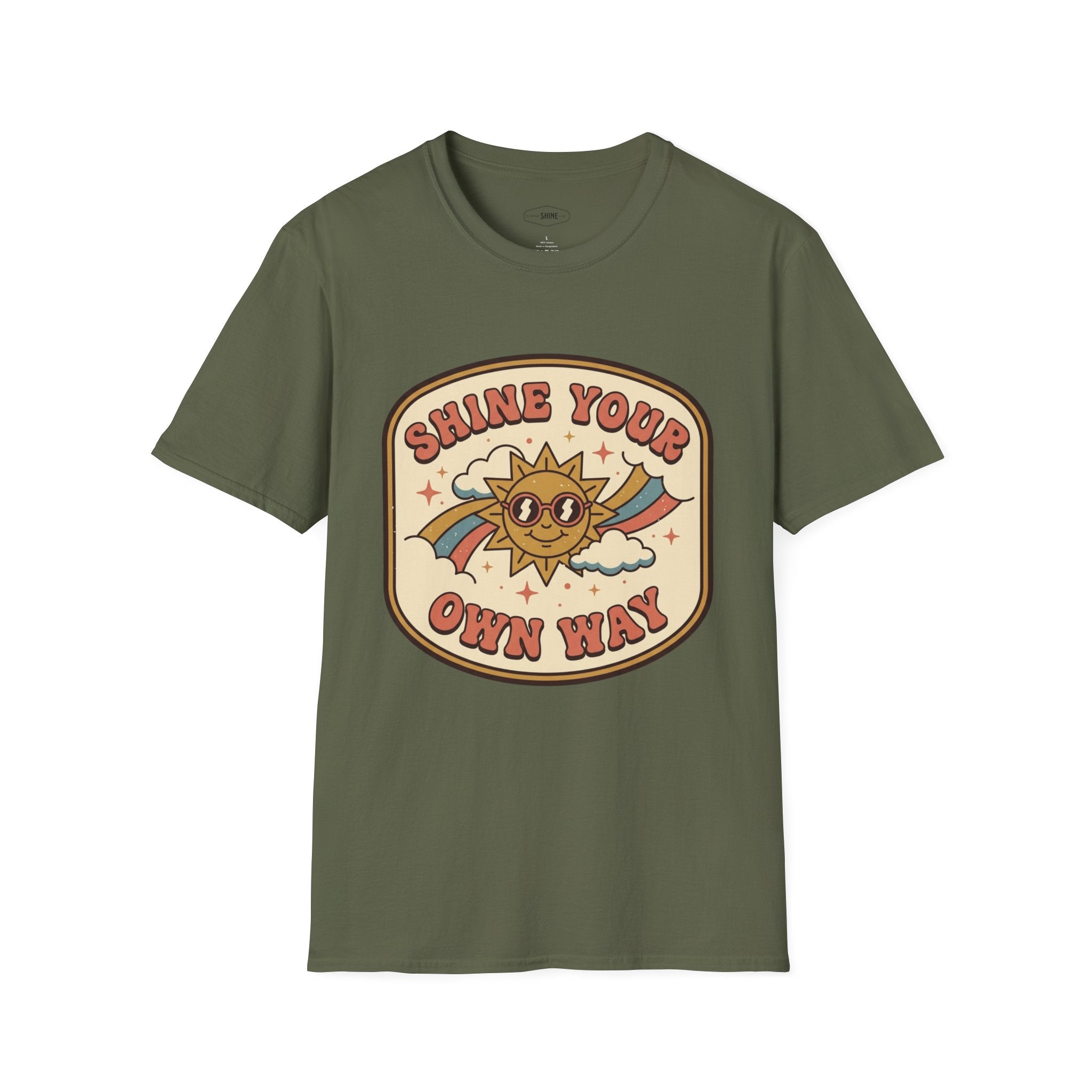 Shine Your Own Way T-Shirt Vintage Design