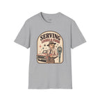 Serving Looks & Fines T-Shirt Vintage Design