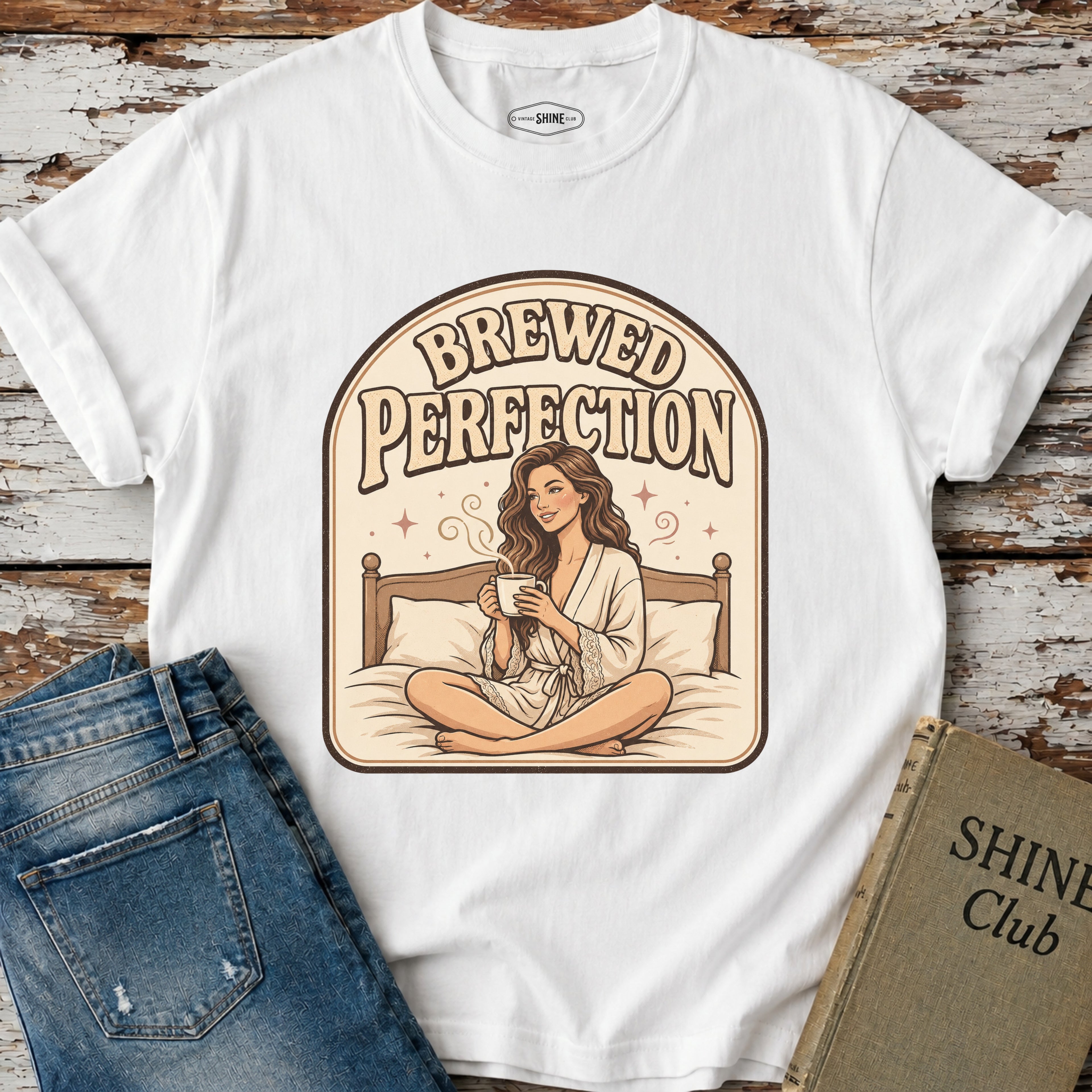 Brewed Perfection T-Shirt Vintage Design
