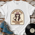 Coffee First Personality Later T-Shirt Vintage Design