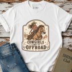 Cowgirls Like It Offroad T-Shirt Vintage Design