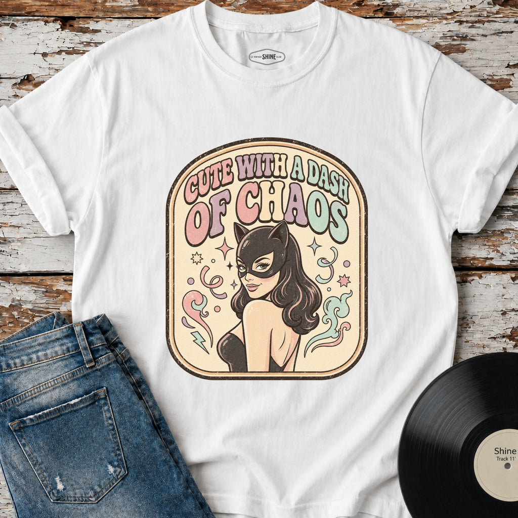 Cute with a Dash of Chaos T-Shirt Vintage Design