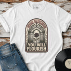 From Darkness You Will Flourish T-Shirt Vintage Design