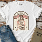Hot For Caffeine T-Shirt Vintage Design