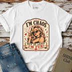 I'm Chaos but At Least I'm Fun T-Shirt Vintage Design
