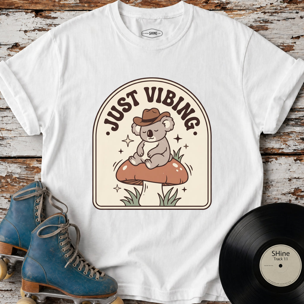 Just Vibing T-Shirt Vintage Design