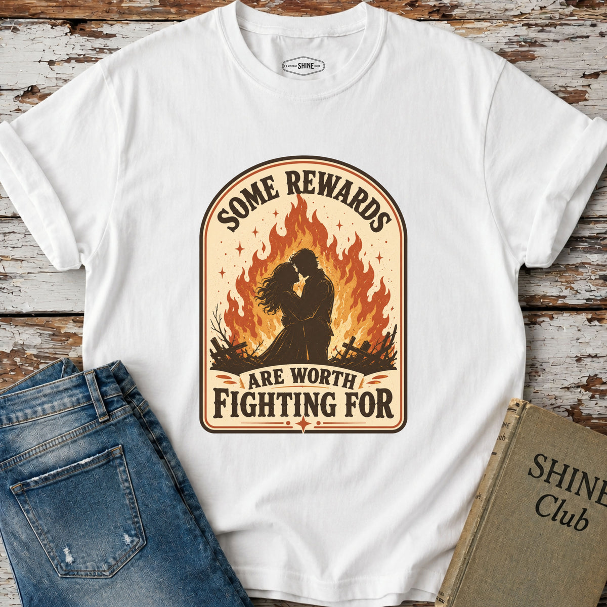 Some Rewards Are Worth Fighting For T-Shirt Vintage Design