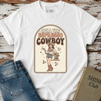 Spill the Espresso Cowboy T-Shirt Vintage Design